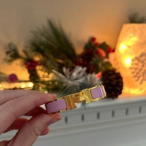Hermès Clic Clac Bracelet PM-light pink